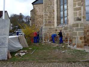 Kirchenrenovierung 2010 / 2011 (Foto: Karl-Franz Thiede)